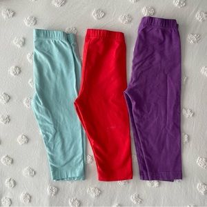 3 pairs Hanna Andersson capris